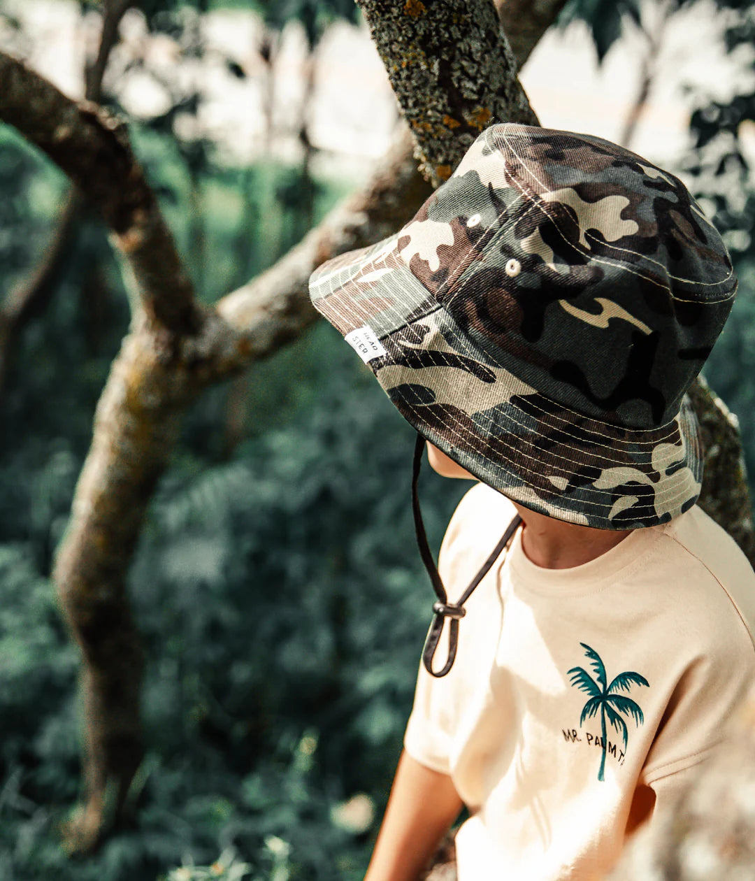 Headster Kids Camo Bucket Hat