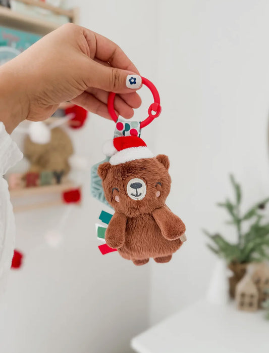 Holiday Bear Itzy Pal™ Plush & Teether