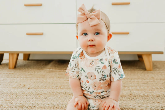 Copper Pearl Short Sleeve Bodysuit - Autumn