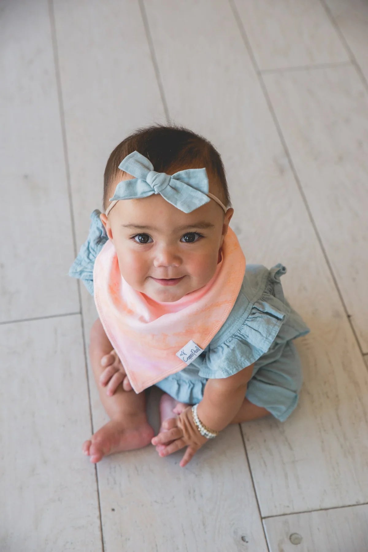 Copper Pearl Baby Bandana Bibs - Autumn