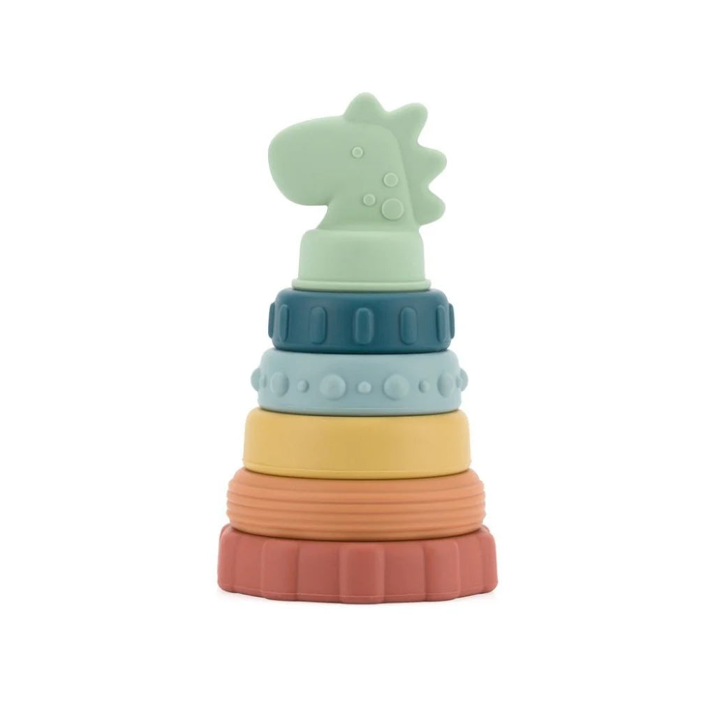 Dino Itzy Stacker™ Silicone Stacking Toy