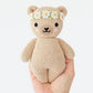 Baby Honey Bear (ivory floral) - Cuddle + Kind