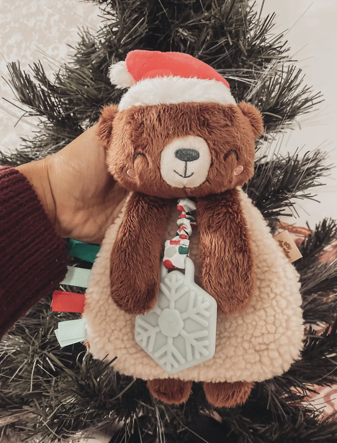 Holiday Bear Itzy Lovey™ Plush And Teether Toy