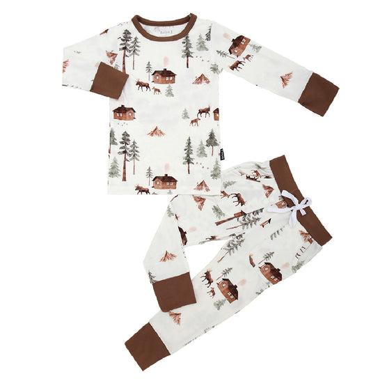 Belan.J Long Sleeve Pocket Jogger Set - Moose