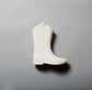 Rubber Cowboy Boots - Bone White