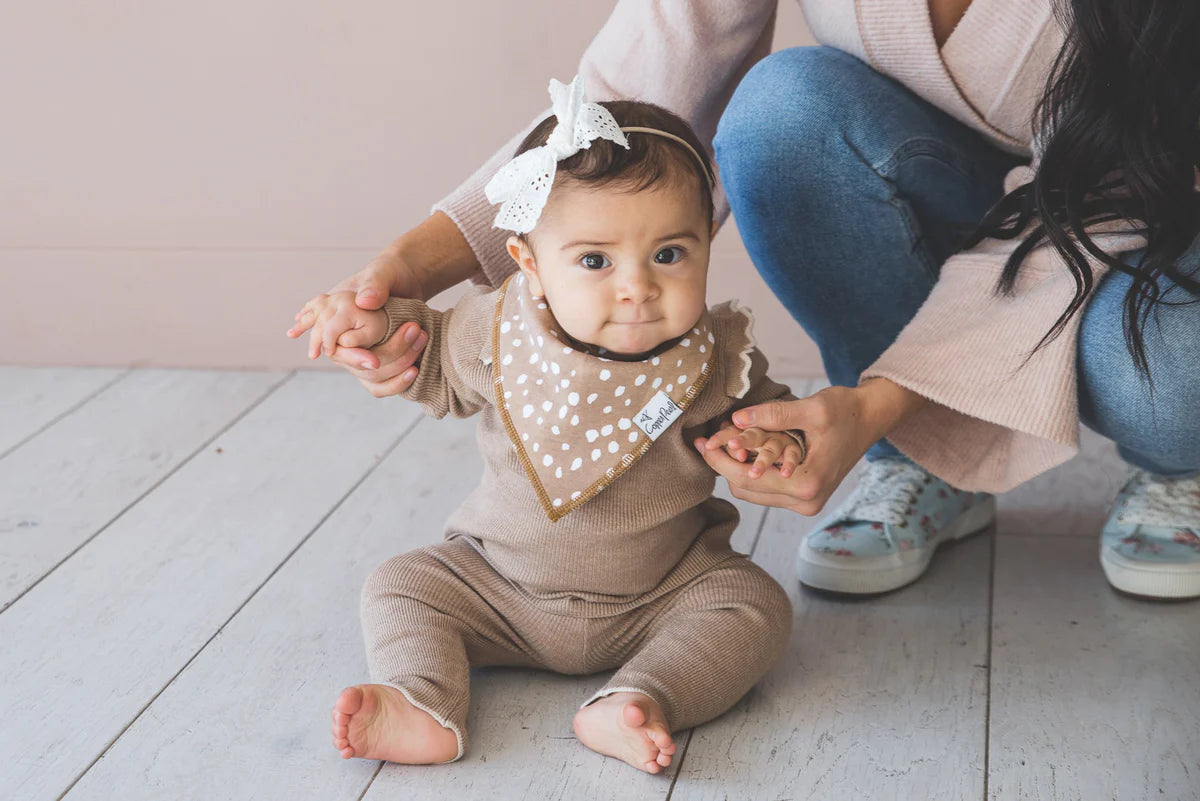 Copper Pearl Baby Bandana Bibs - Autumn