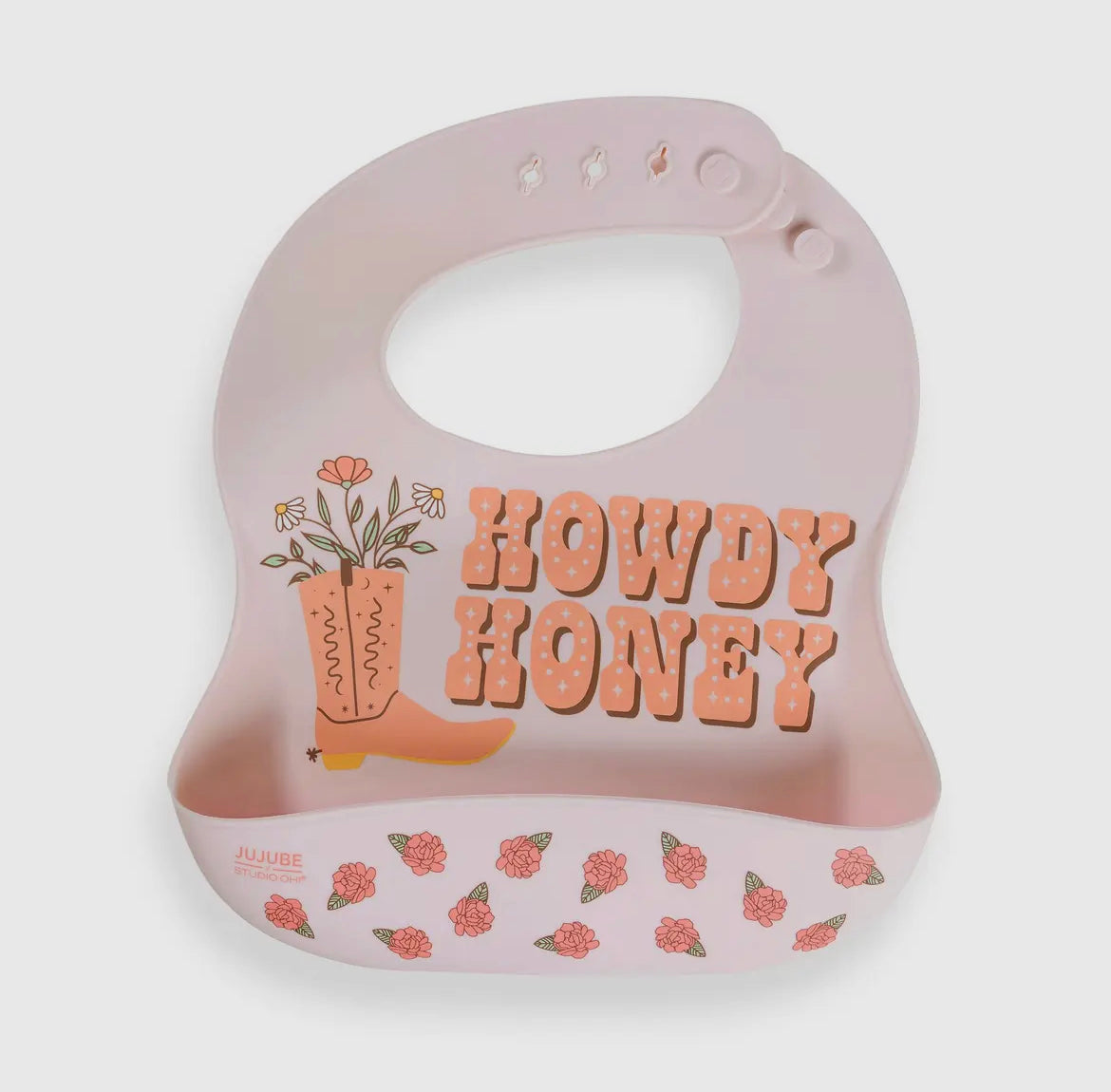 Silicone Bib - Bloomin' Boot