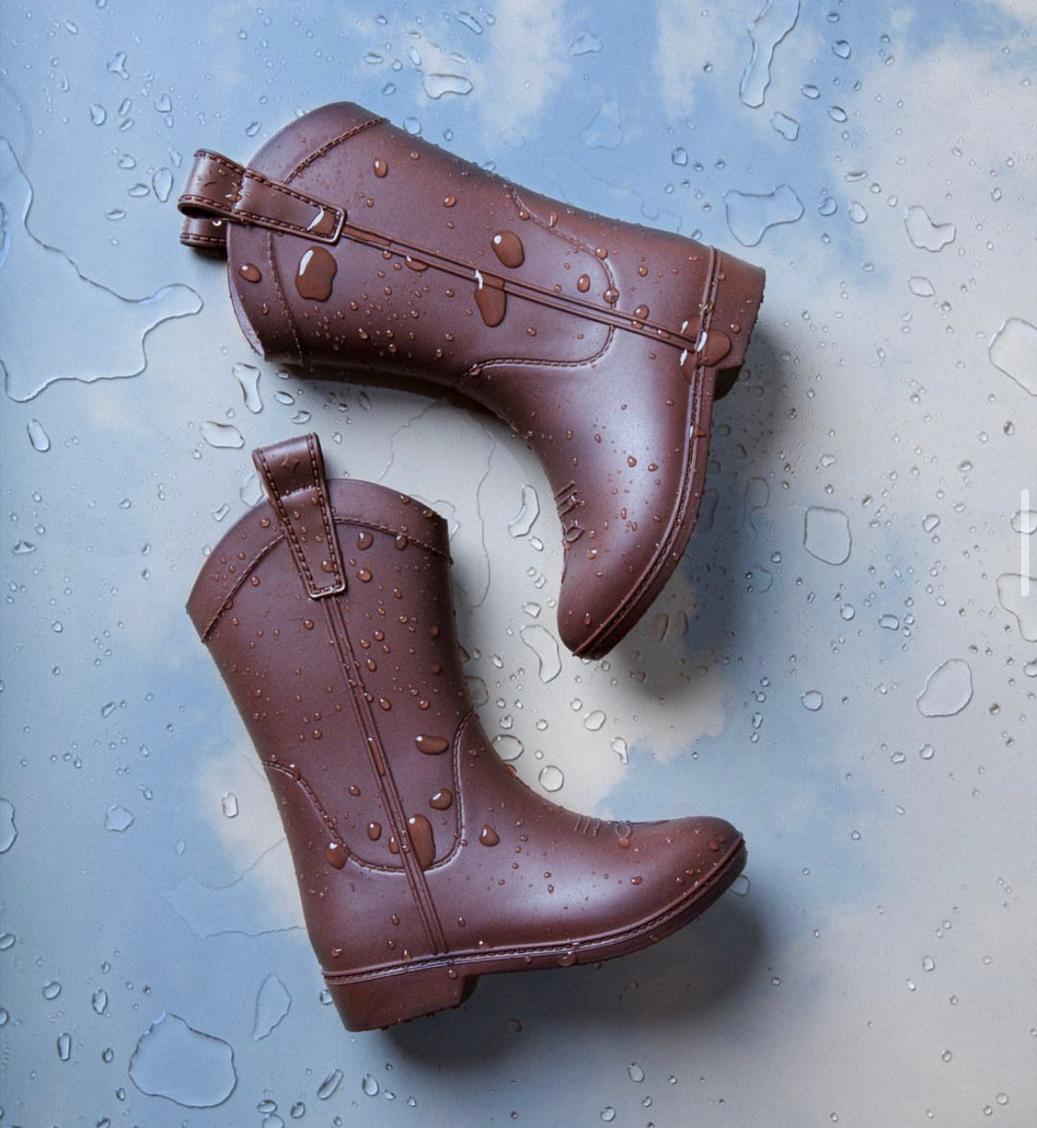 Rubber cowboy rain boots online