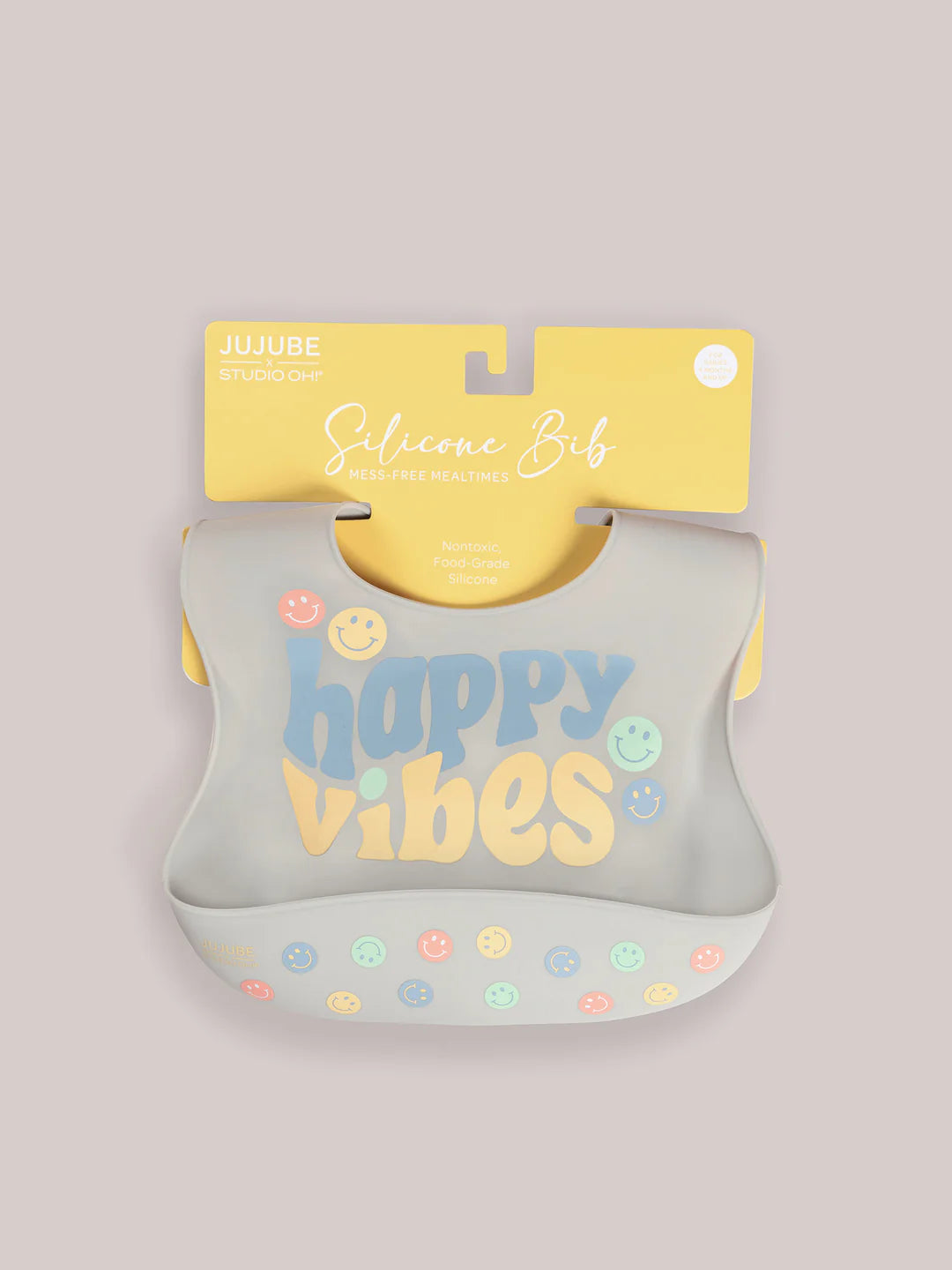 Silicone Bib - Happy Baby Vibes