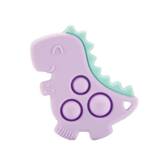 Lilac Dino Itzy Pop™ Sensory Popper Toy