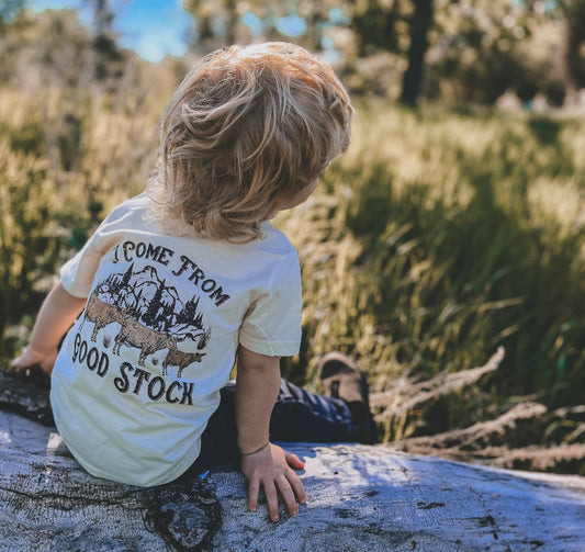 I Come From Good Stock Kids Tee