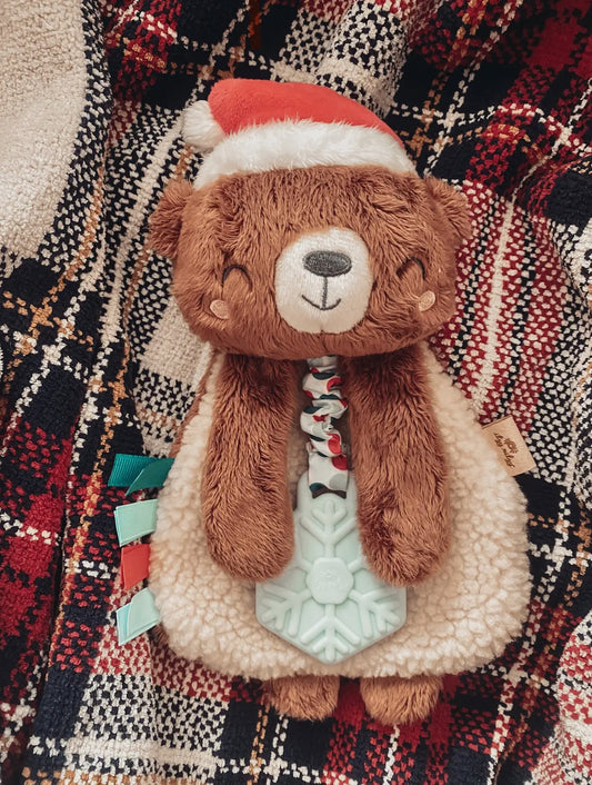 Holiday Bear Itzy Lovey™ Plush And Teether Toy