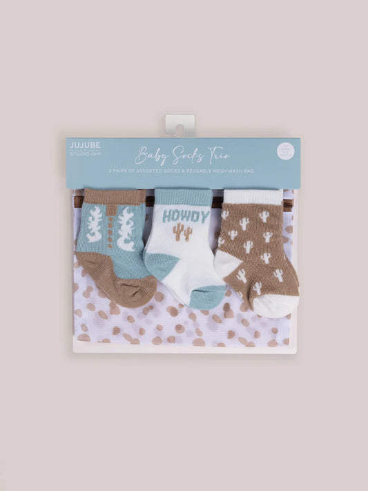 Baby Socks Trio - Howdy Partner