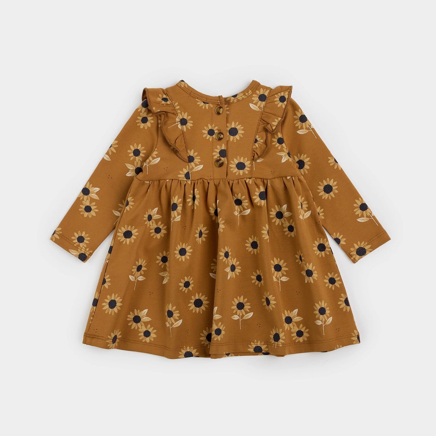 Sunflower Print Amber Dress Set - Petit Lem