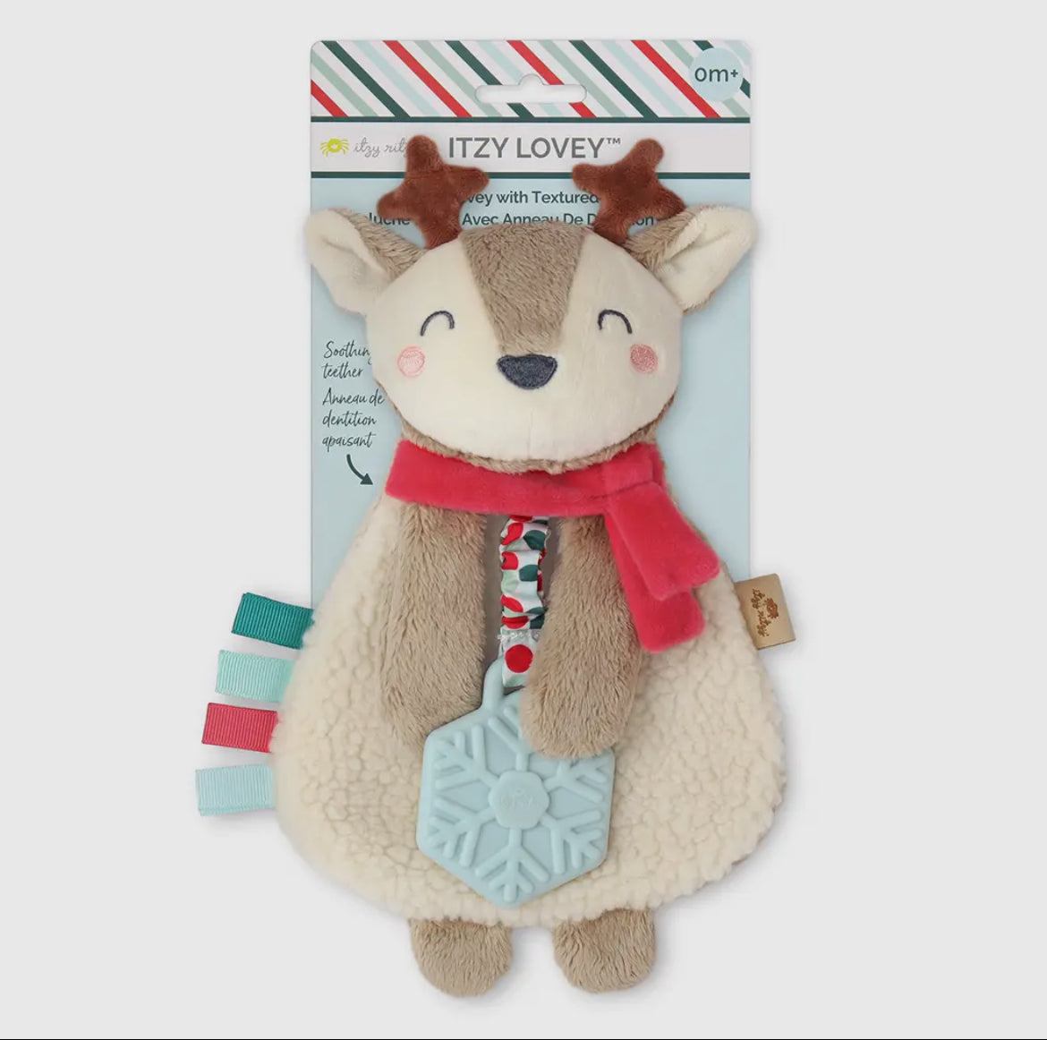 Holiday Reindeer Itzy Lovey™ Plush And Teether Toy