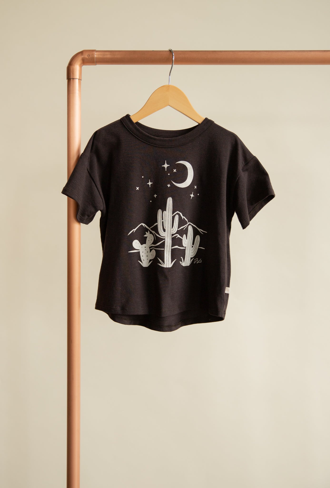 Jax & Lennon Graphic Essential Tee - Obsidian