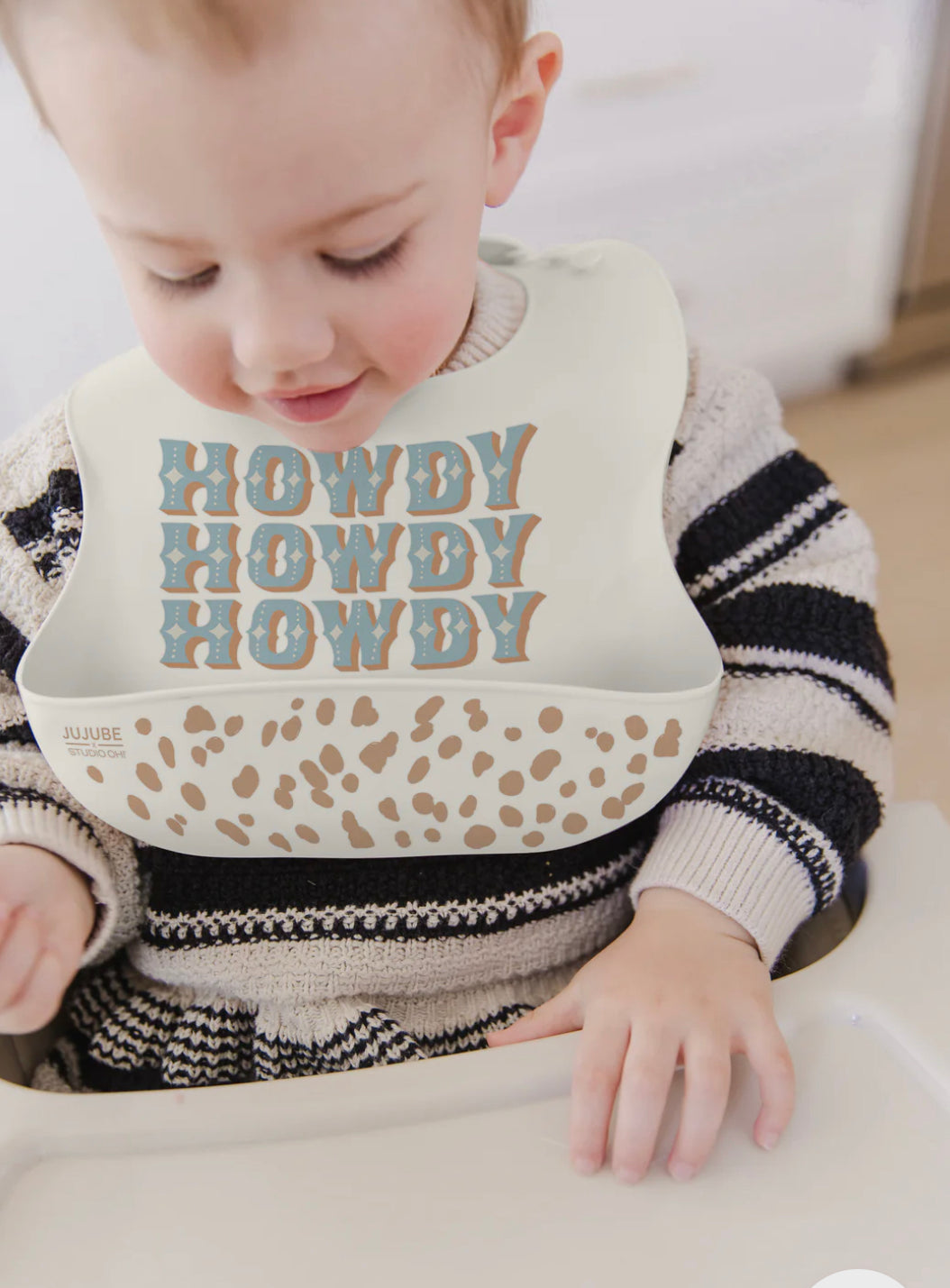 Silicone Bib - Howdy Partner