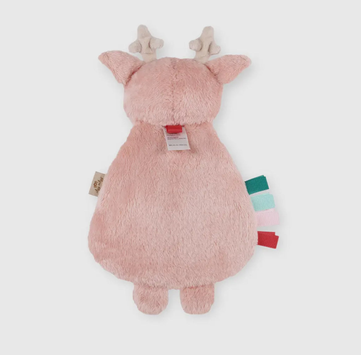 Holiday Pink Reindeer Itzy Lovey™ Plush And Teether Toy