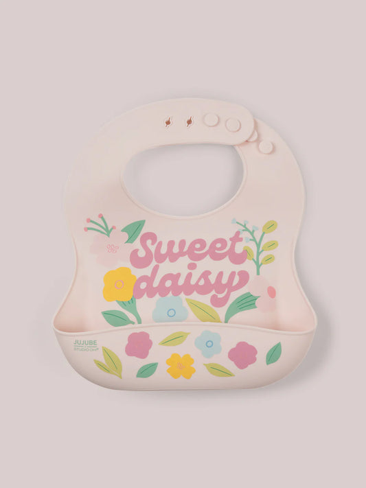 Silicone Bib - Sweet Daisy