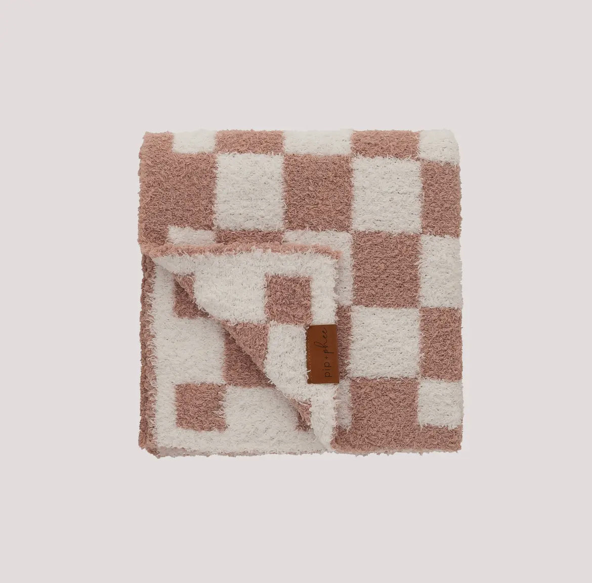 Pip + Phee Plush Blanket in Petal Check