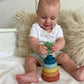 Dino Itzy Stacker™ Silicone Stacking Toy