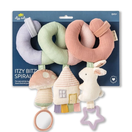 Pastel Bitzy Bespoke™ Itzy Bitzy Spiral Car Seat Activity Toy