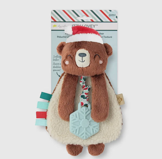 Holiday Bear Itzy Lovey™ Plush And Teether Toy