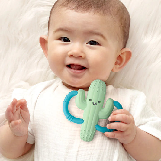 Cactus Chew Crew™ Silicone Handle Teether