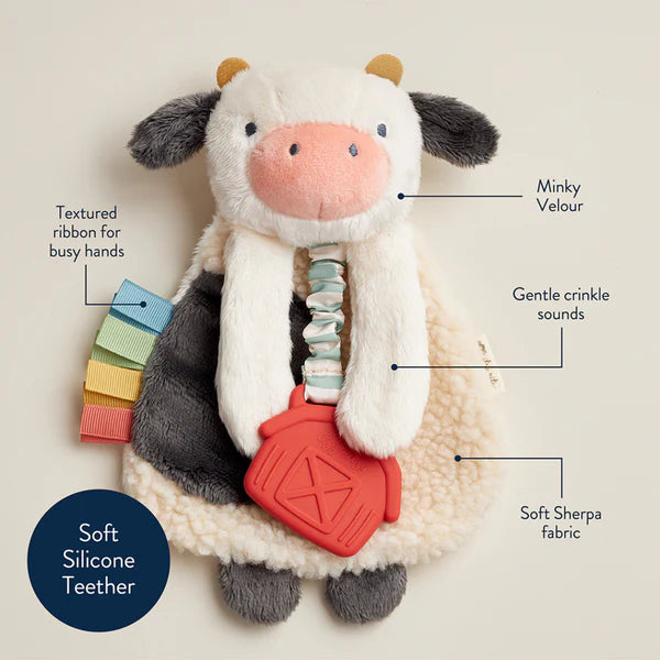 Carmen the Cow Itzy Lovey™ Plush And Teether Toy