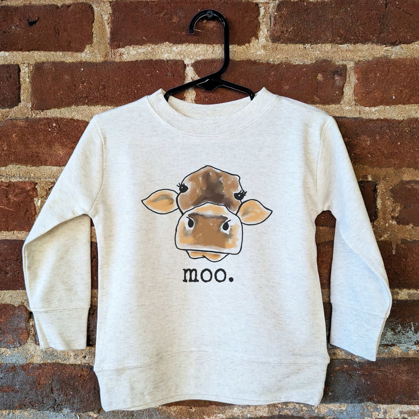 "moo" Toddler/Youth Long sleeve