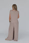 Daphne Jumpsuit in Mocha