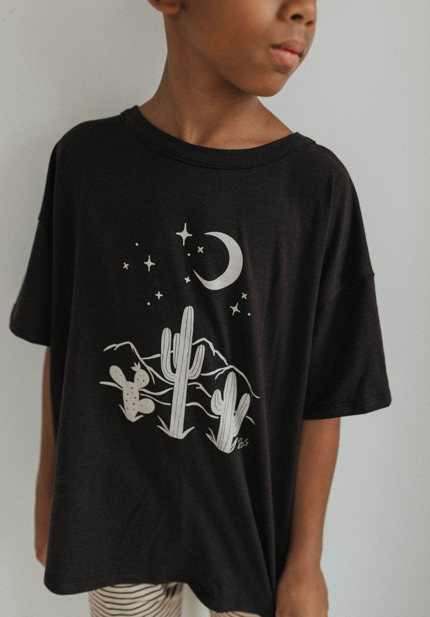 Jax & Lennon Graphic Essential Tee - Obsidian