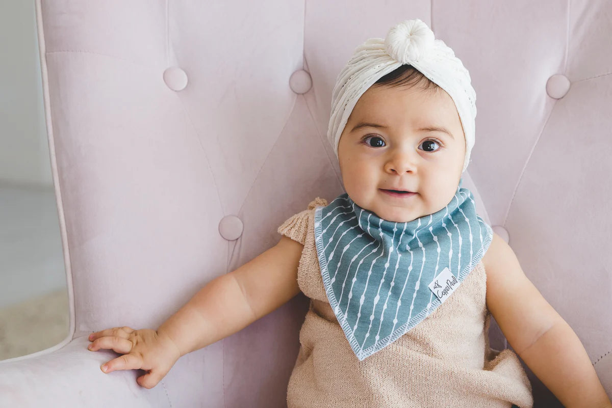 Copper Pearl Baby Bandana Bibs - Autumn