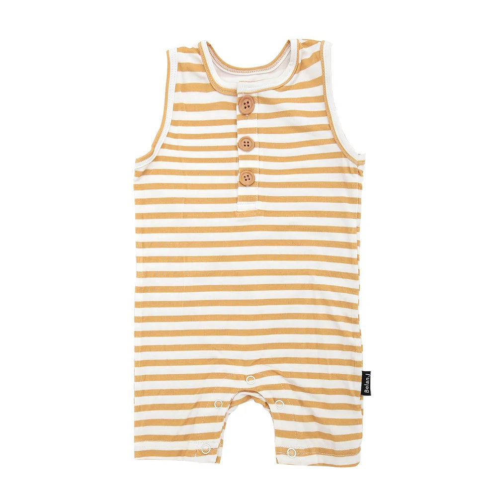 Belan.J Shortall Romper - Sun Stripe