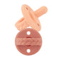 Sweetie Soother™ Pacifier Sets (2-pack) | Apricot + Terracotta Braids