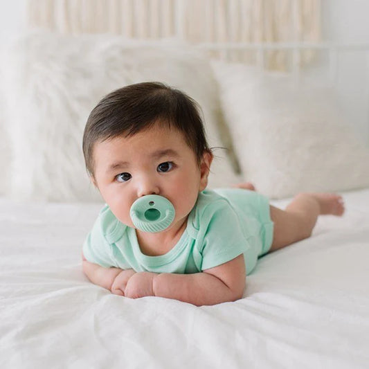 Sweetie Soother™ Pacifier Sets (2-pack) | Mint + White Cables 